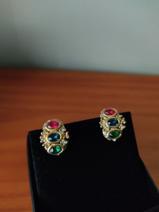 Pendientes clip vintage