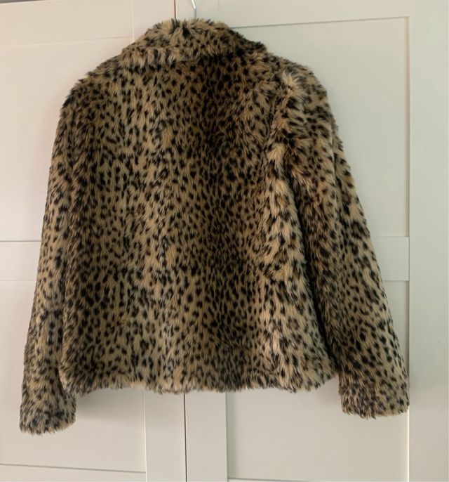 Cazadora pelo leopardo 
