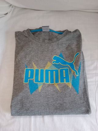 Camiseta PUMA gris-azul Talla 16