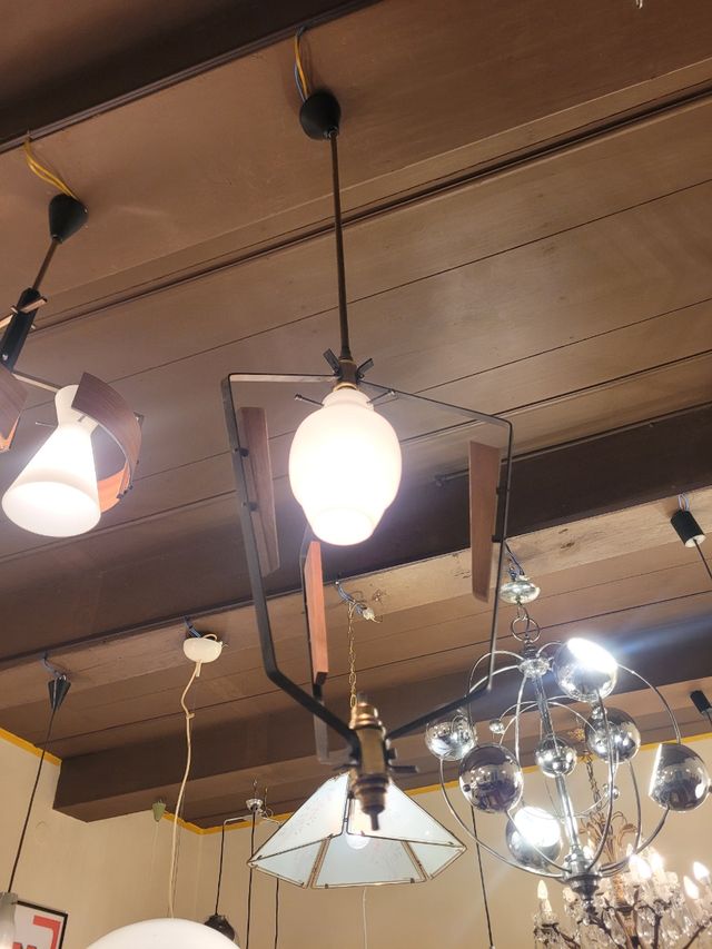 Lampada a sospensione anni '50