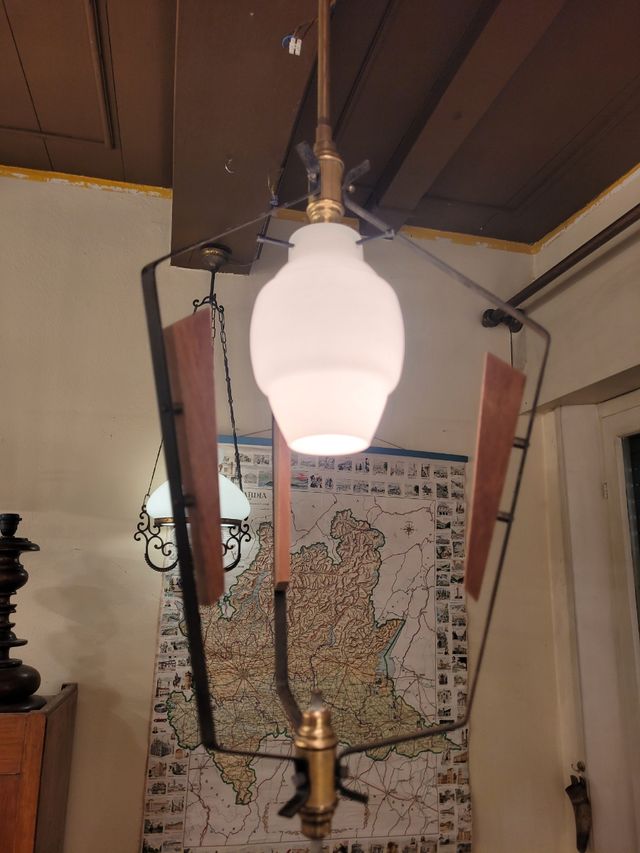 Lampada a sospensione anni '50