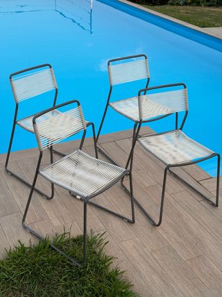 Sillas de exterior IKEA Melker vintage - 4uds