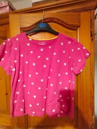 Camiseta niña flores15-16 años 