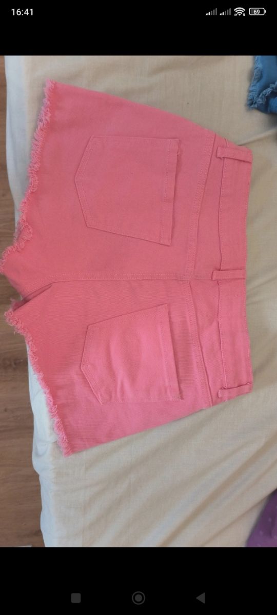 Shorts mujer - Azul, Rosa