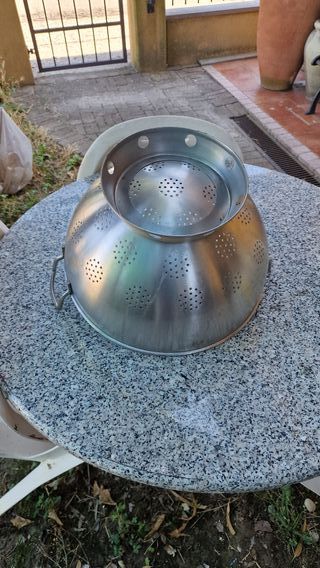 Scolapasta acciaio inox grande