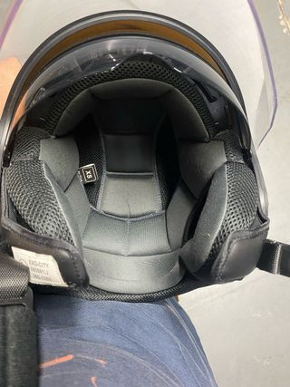 Casco moto talla XS blanco nuevo