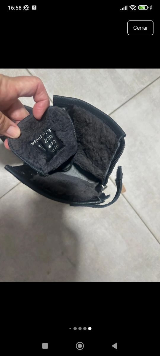 Botines negros Woolrich