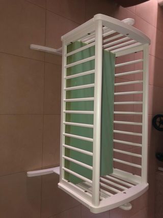 Mini cuna blanca lacada