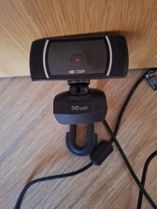 Cámara Web Trust HD 720p - Negra