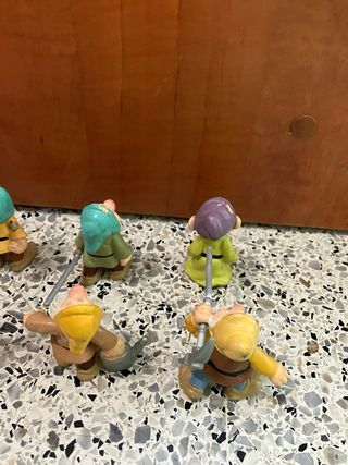 Enanitos Blancanieves PVC