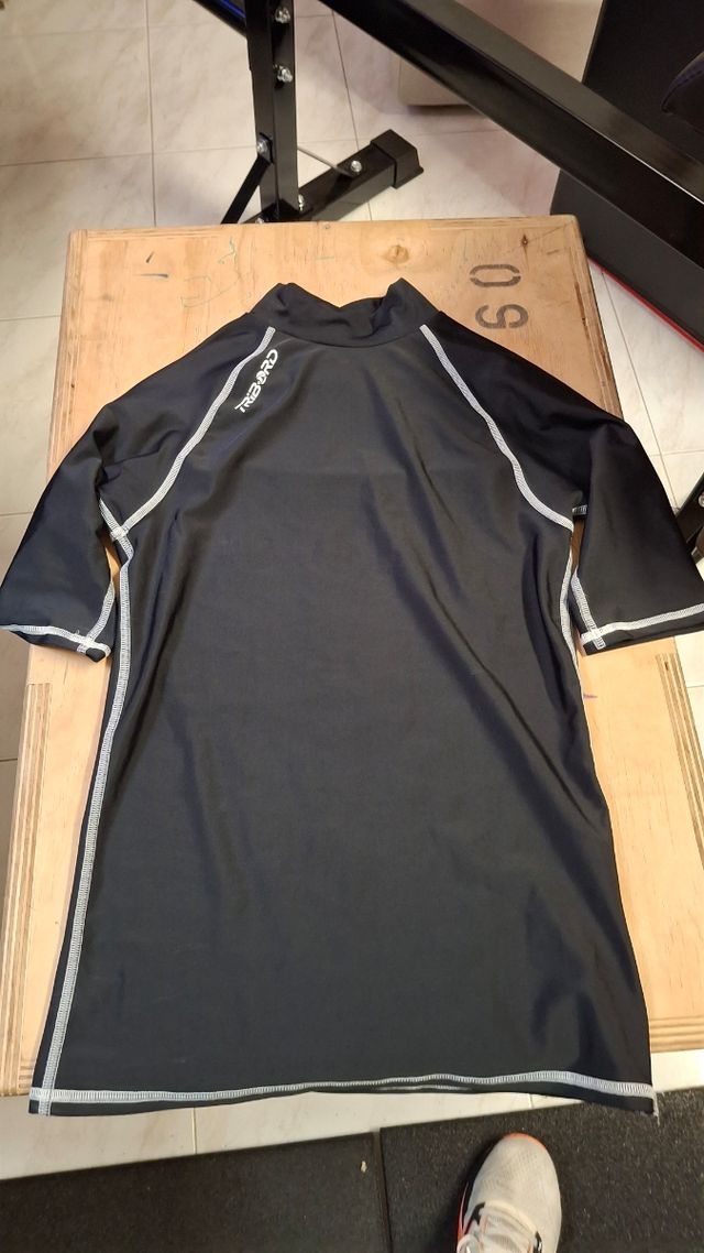 Maglietta Tribord nera surf/mare