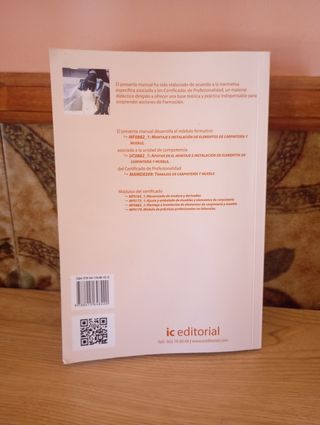 Montaje instalación de elementos de carpintería