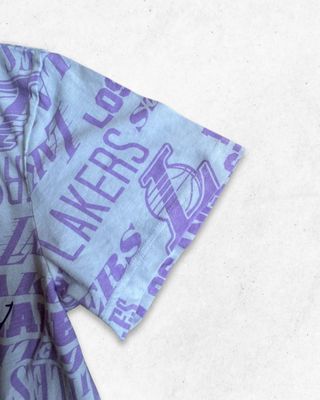 Camiseta Lakers NBA - Lila y Blanca