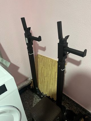 Soporte barra gimnasio