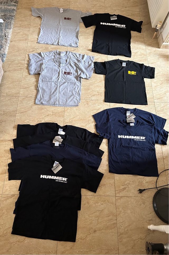 12 camisetas originales de Hummer para niños y jóv