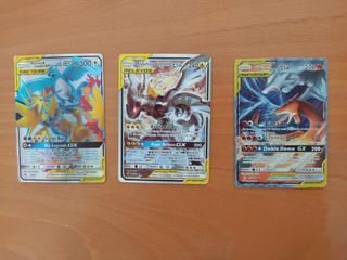 3 cartas Pokémon GX - Tag Team NO ORIGINALES
