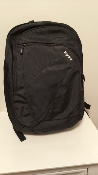 Mochila PORT negra oficina