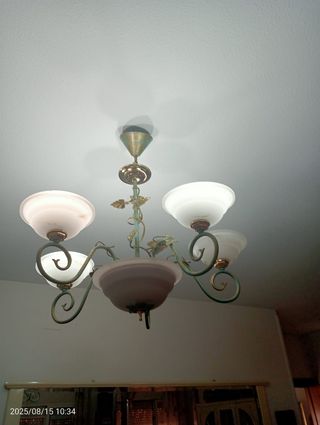 2 lámparas vintage de salón