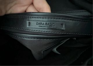 Bolso- mochila negra de Zara
