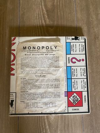 Monopoly Antiguo (Madrid, 1980)