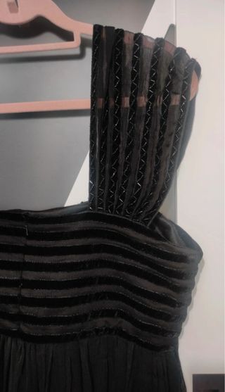 Vestido Negro Fiesta Talla XL