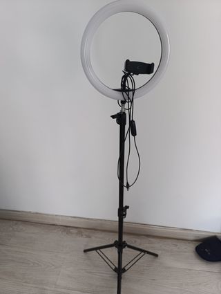 Anillo luz selfie + trípode