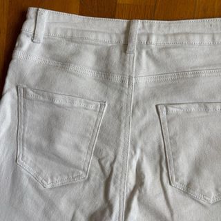 Vaqueros rectos blancos