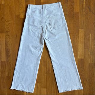 Vaqueros rectos blancos