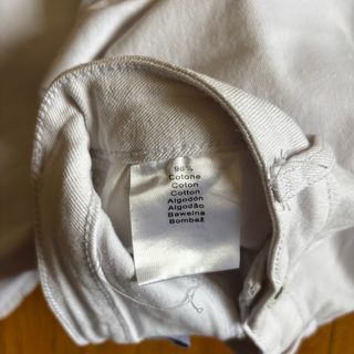 Vaqueros rectos blancos