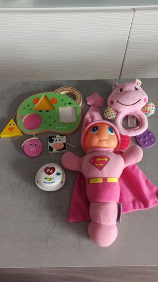 Gusiluz Supergirl + juguetes bebé