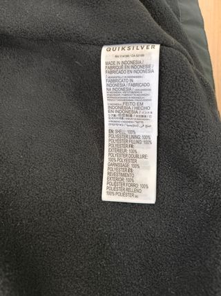 Chaqueta impermeable Quiksilver Talla S/M