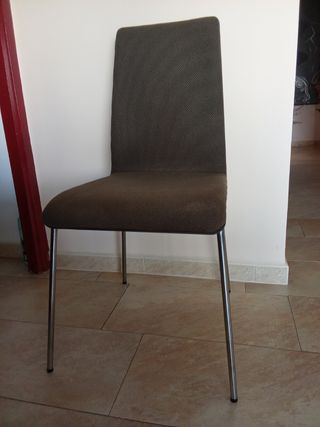 Dos sillas comedor - Marrón