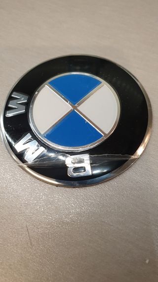 ANAGRAMA BMW 65mm ALUMINIO NUEVO