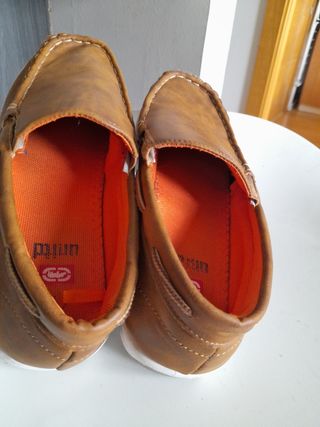 Mocasines marrones niño -talla 36