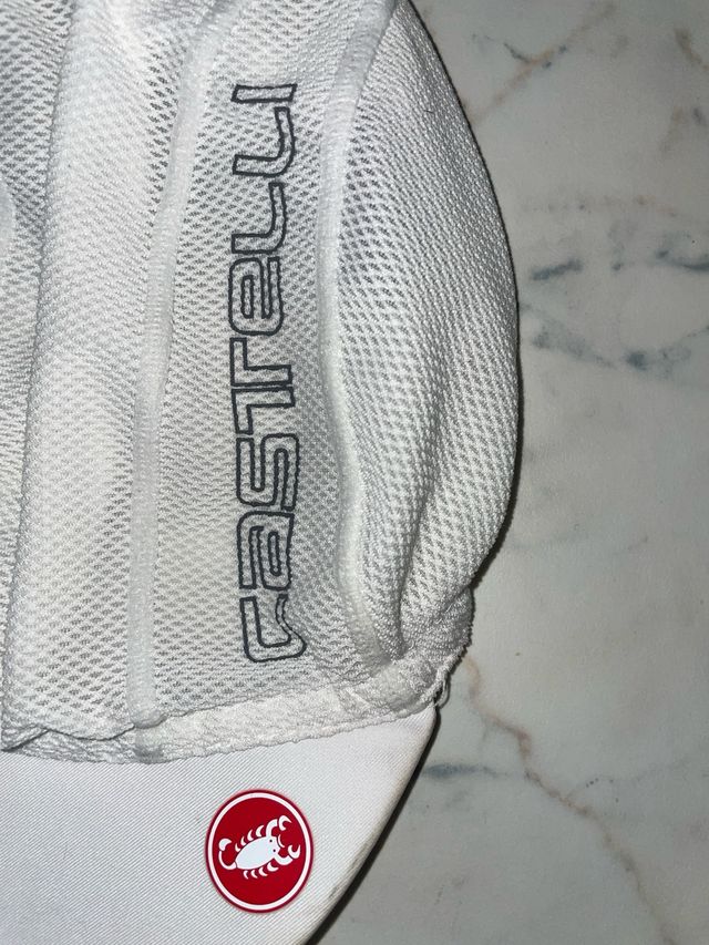 Berretto Castelli ciclismo bianco one size