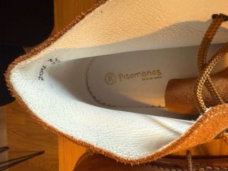 Botines serraje marrón, talla 36