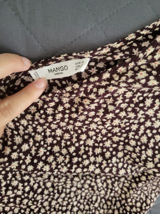  Mono Mango marrón estampado