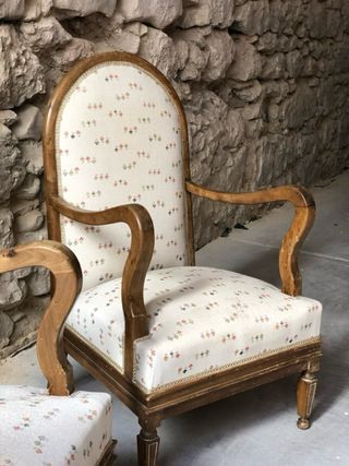 Sillones antiguos de madera (2) para restaurar