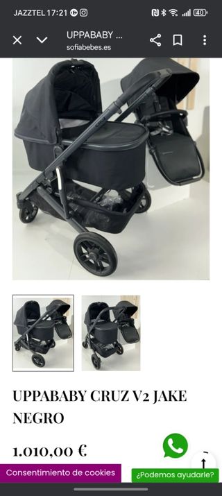 UPPAbaby Cruz V2 Jake Negro