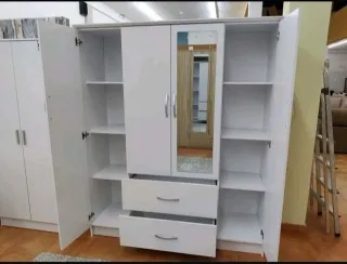 ARMARIO CUATRO PUERTAS DN BLANCO O CAFÉ