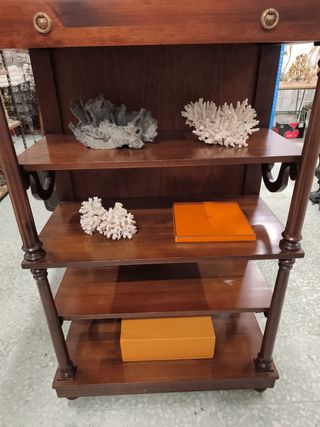 Mueble estantería madera