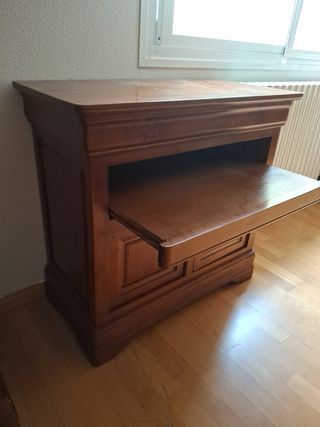 Mueble TV madera cerezo