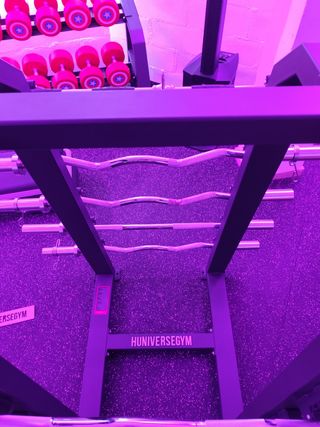 Soporte barras gimnasio
