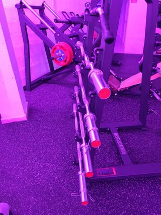 Soporte barras gimnasio
