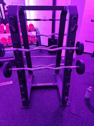 Soporte barras gimnasio