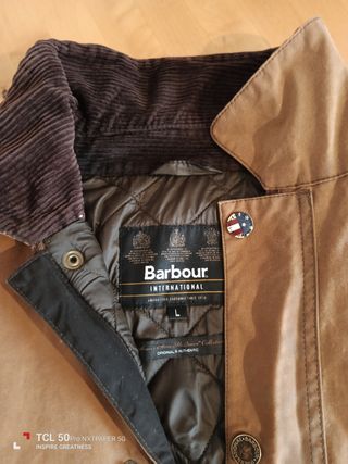 Chaqueta Barbour L marrón
