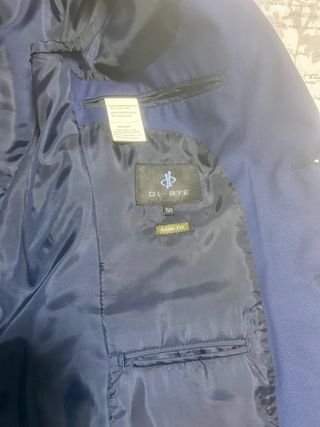 Traje azul caballero