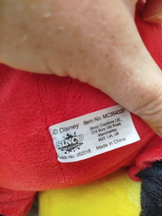 Peluche Mickey Mouse gigante