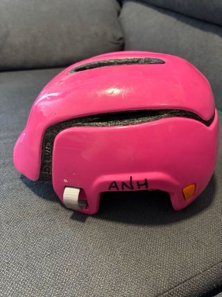 Casco patín/bici/skate rosa para niña