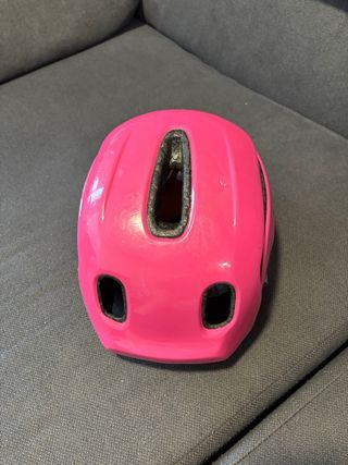 Casco patín/bici/skate rosa para niña